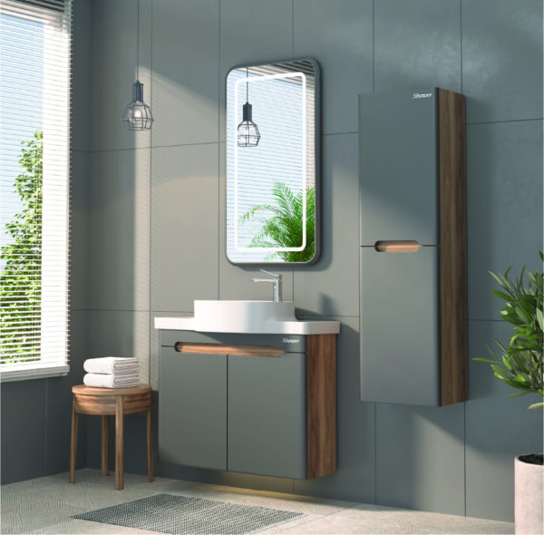 Serin Banyo Dolap Takımı 100Cm