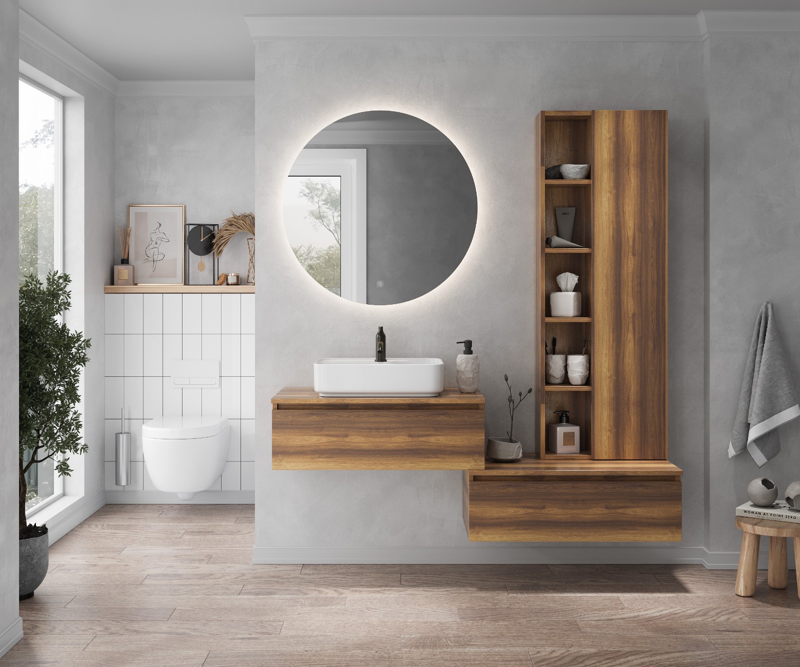 Nil Banyo Dolap Takımı