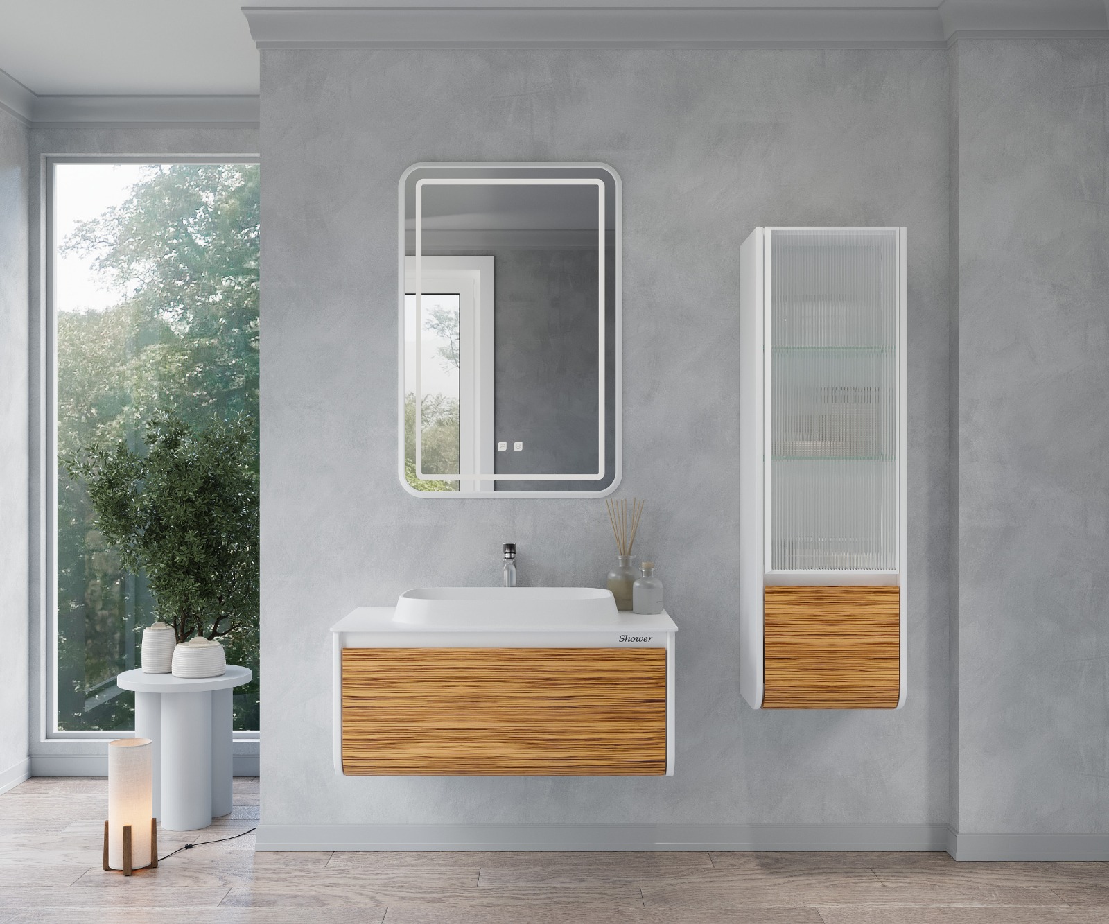 Montana Banyo Dolap Takımı 82Cm