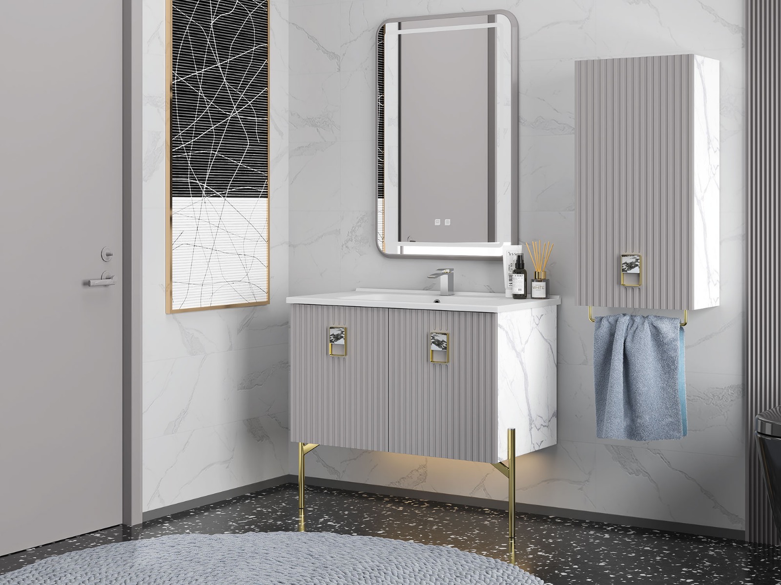 Dora Banyo Dolap Takımı