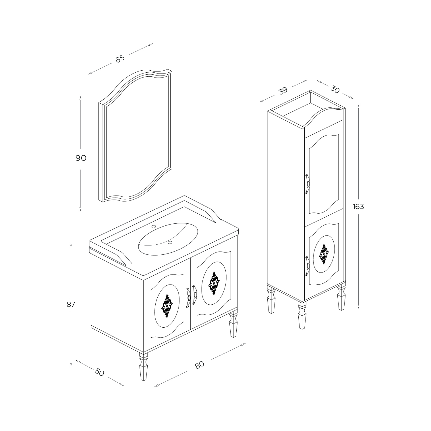 Anadolu Banyo Dolap Takımı