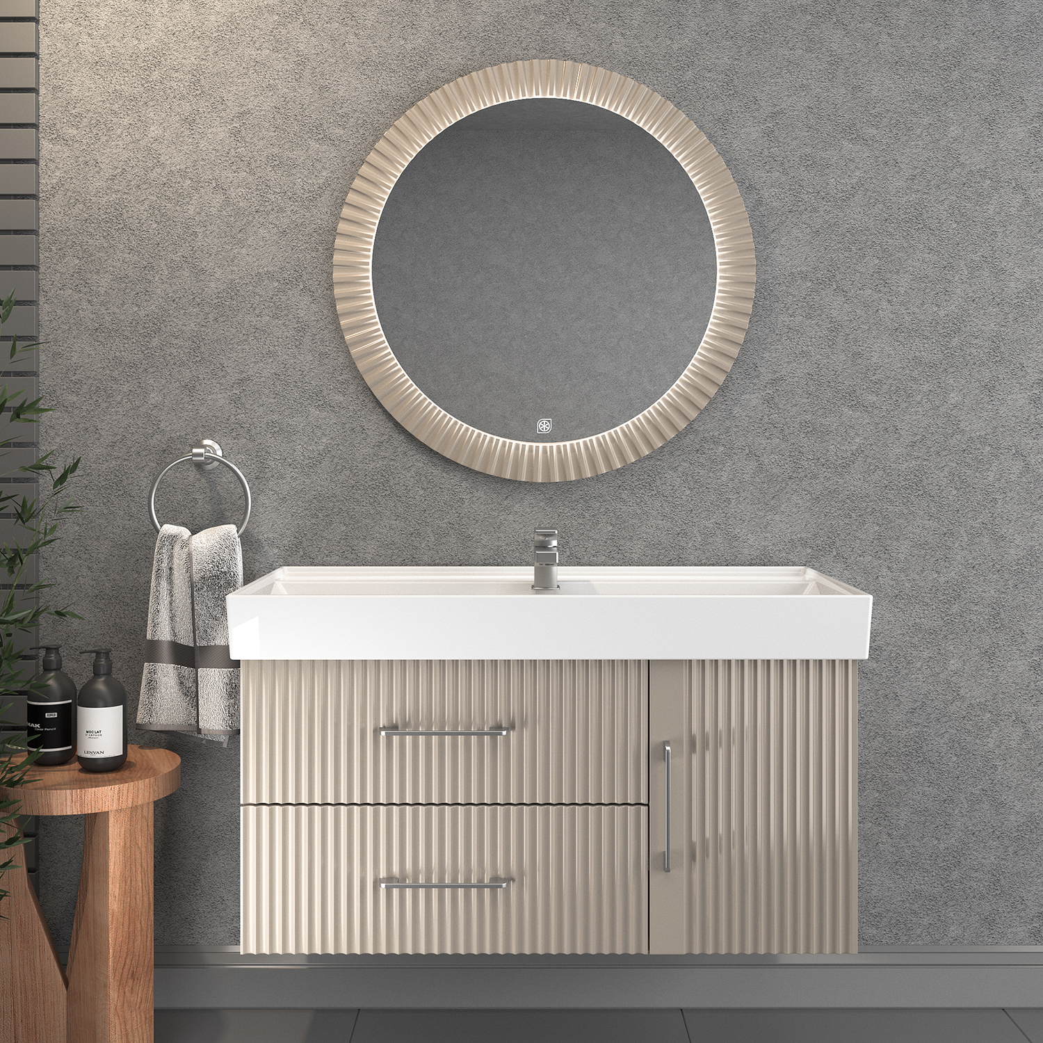 Area Banyo Dolap Takımı 60 Cm