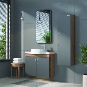 Özgün Banyo Dolap Takımı 80Cm