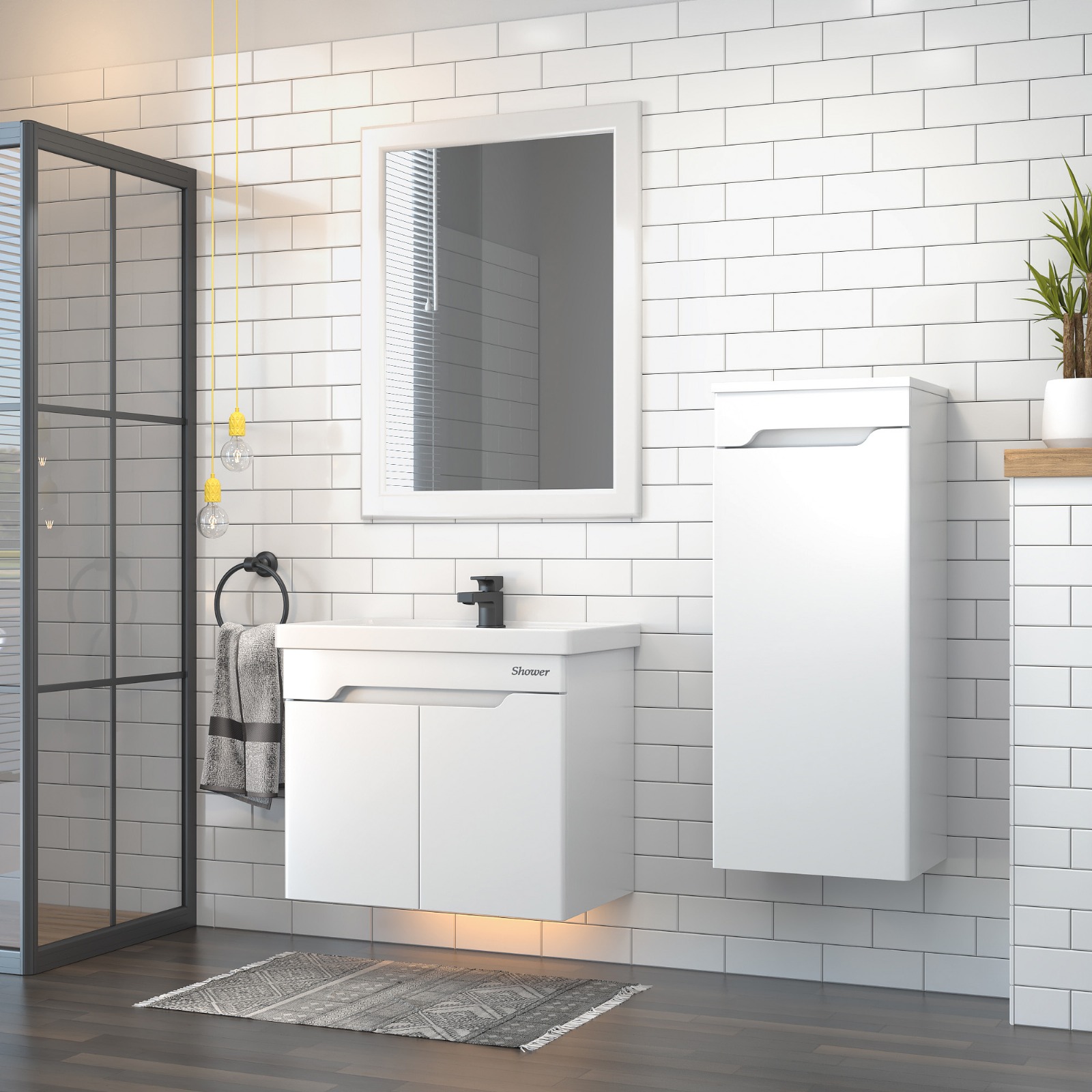 Milano Banyo Dolap Takımı 65 Cm
