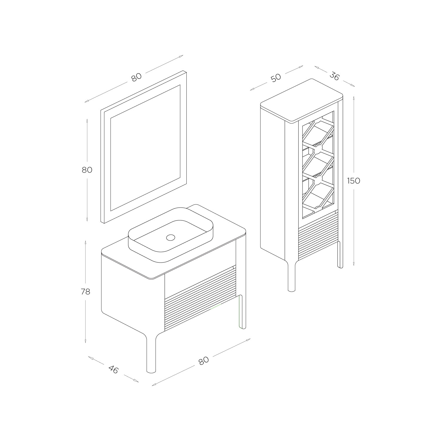 Asya Banyo Dolap Takımı