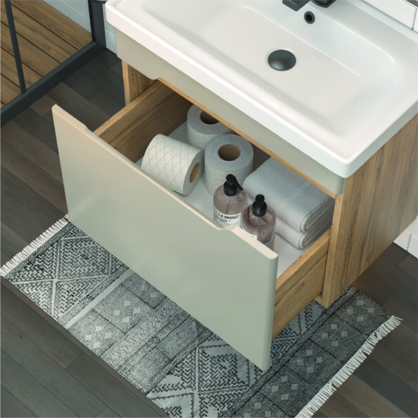 Milano Plus Banyo Dolap Takımı 50 Cm (Kapaklı)