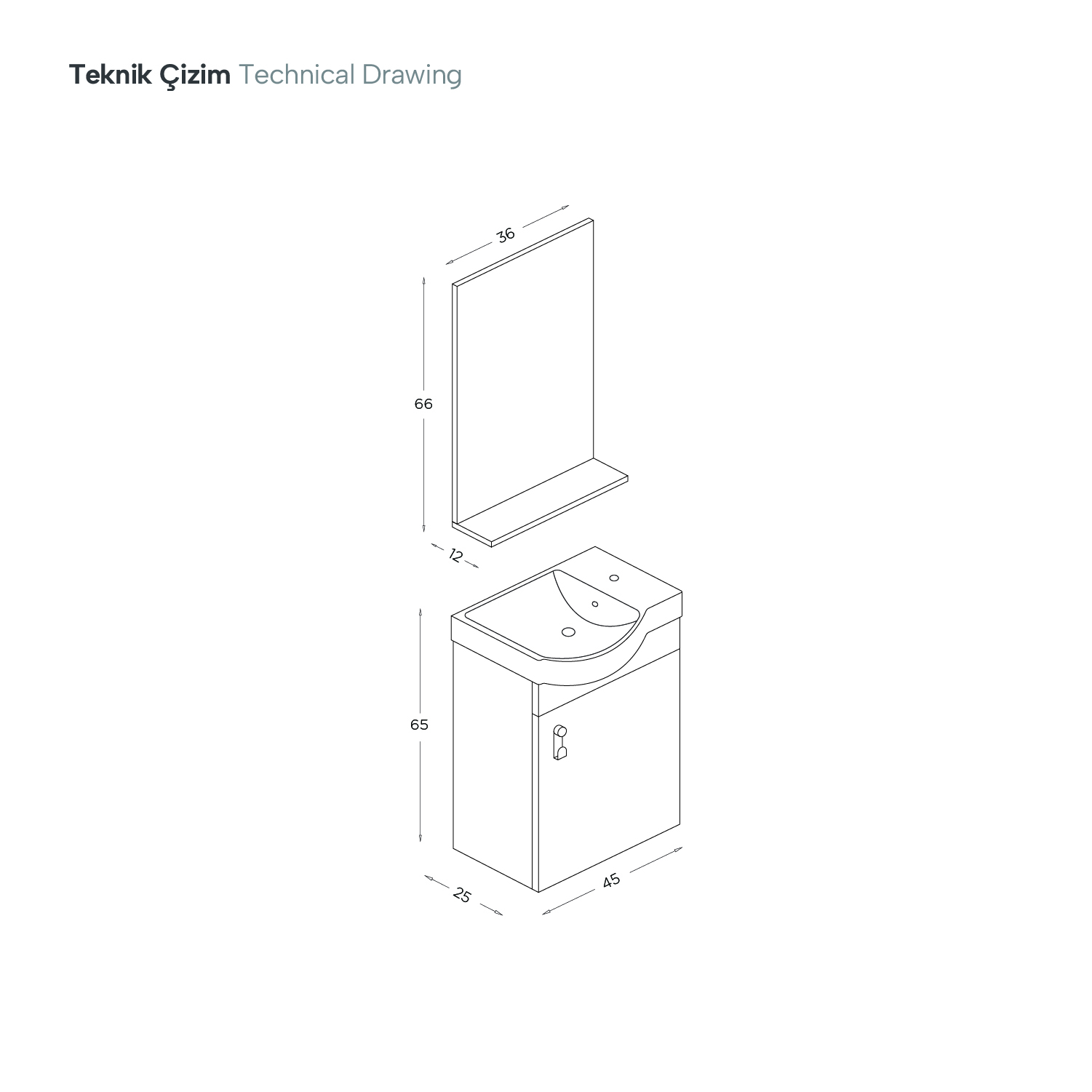 Litos Banyo Dolap Takımı