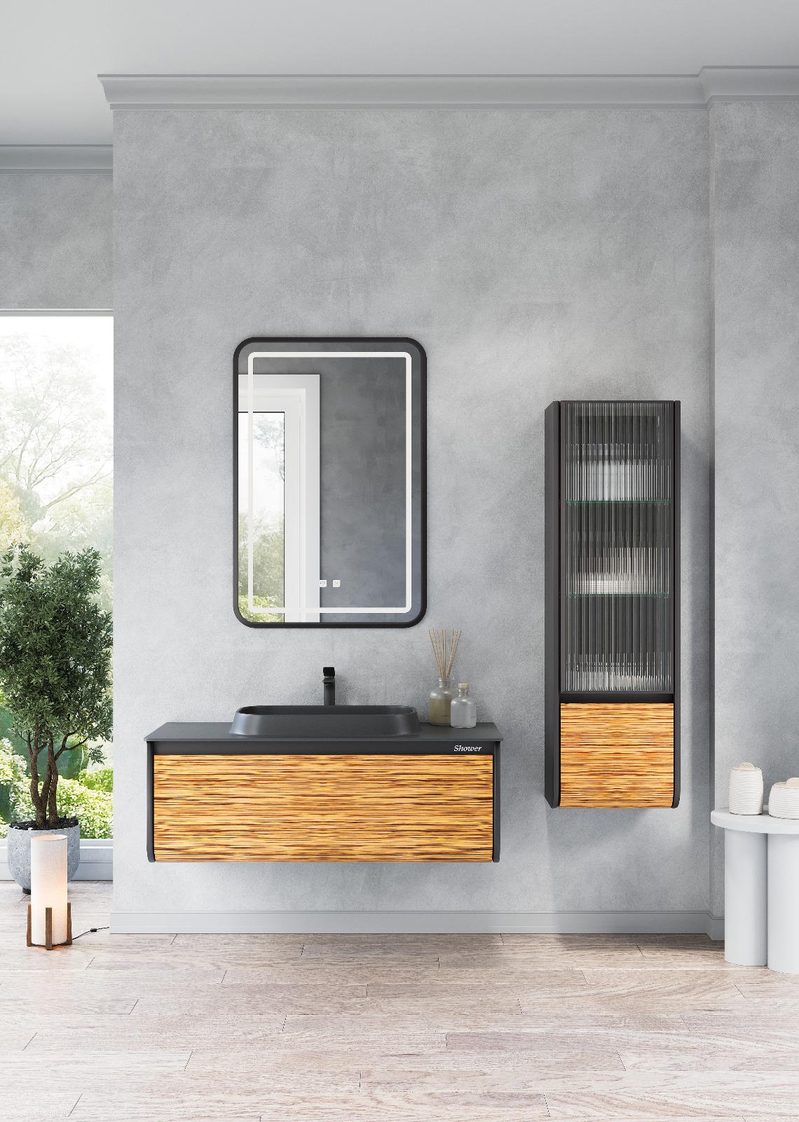 Montana Banyo Dolap Takımı 82Cm