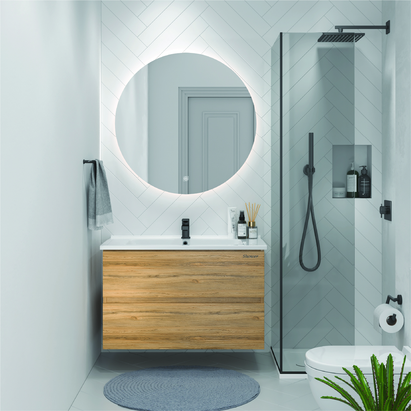 İdol Banyo Dolap Takımı 85 Cm