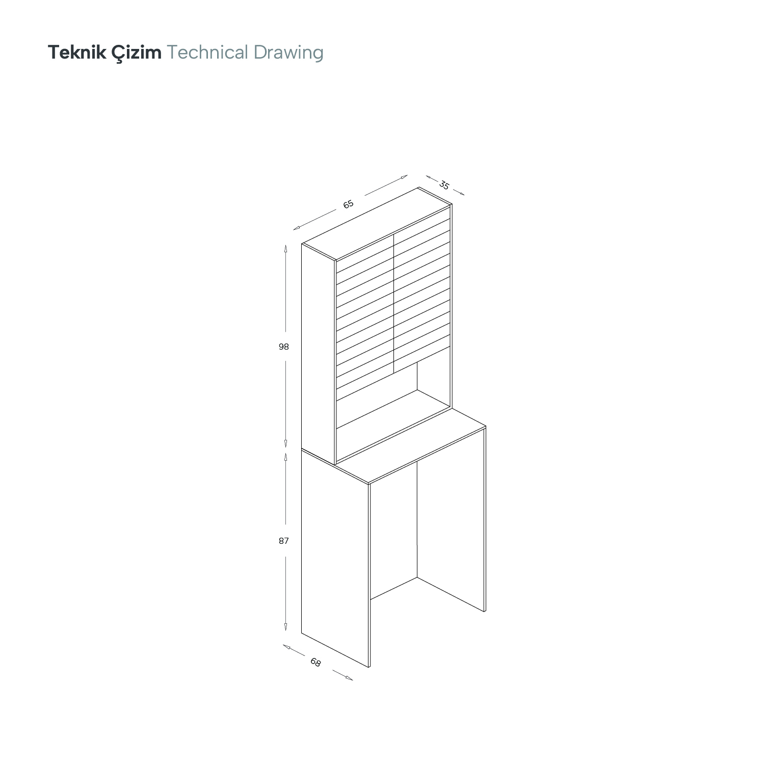 Vesta Çamaşır Makinesi Dolabı