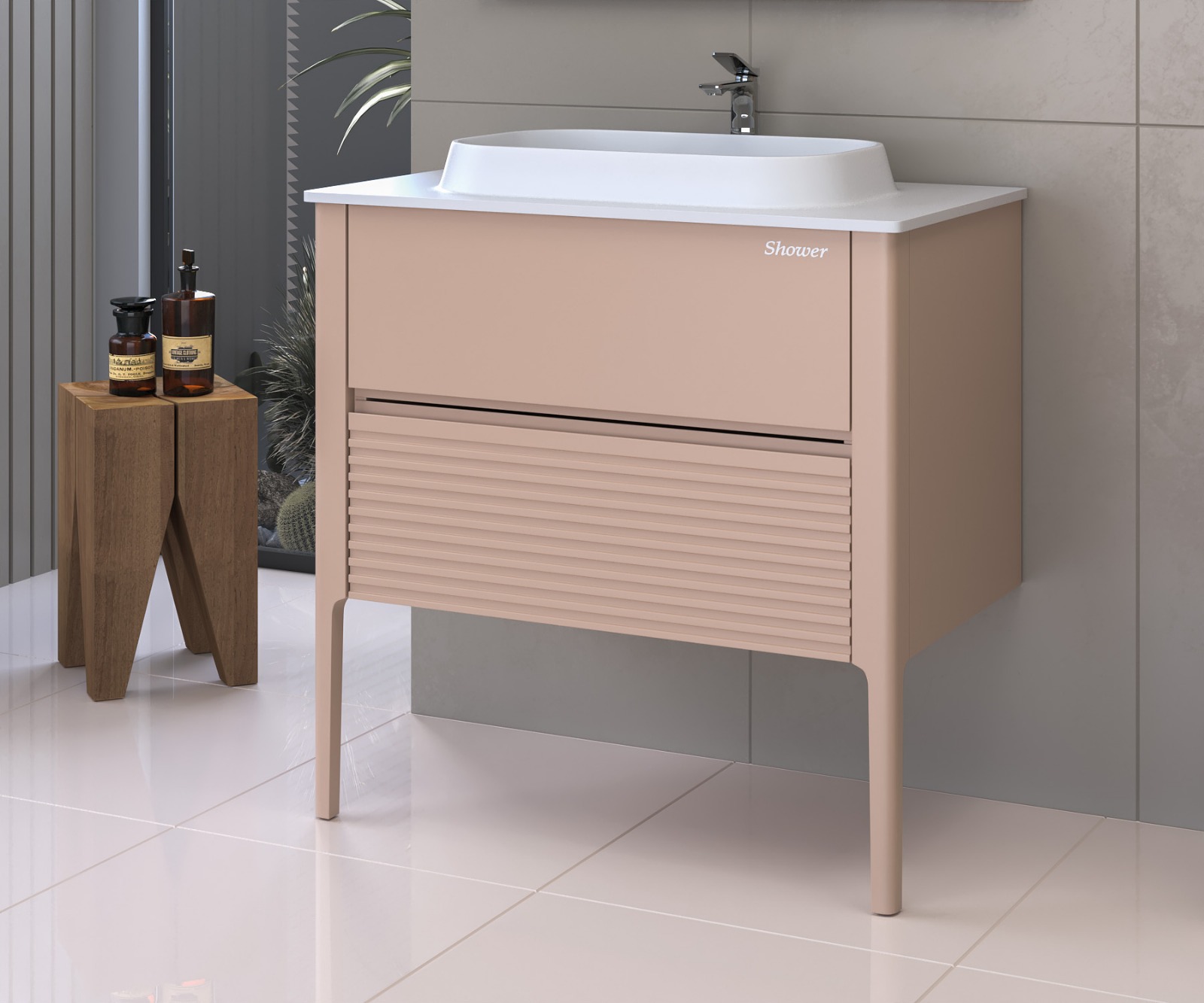 Asya Banyo Dolap Takımı