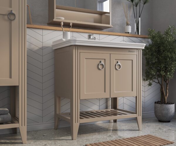 Florya Banyo Dolap Takımı 80 Cm